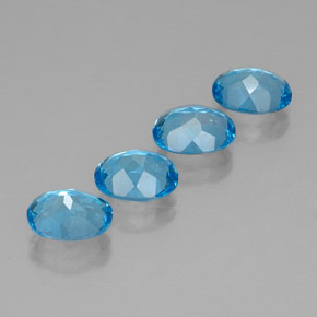 Achetez naturel ct bleue topaze gems, coupe ovale, en provenance brésil chez gemselect. en stock, livraison internationale!