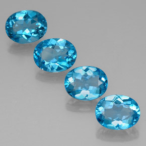 Achetez naturel ct bleue topaze gems, coupe ovale, en provenance brésil chez gemselect. en stock, livraison internationale!