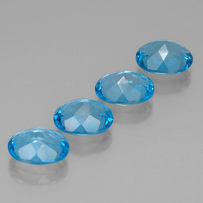 Achetez naturel ct bleue topaze gems, coupe ovale, en provenance brésil chez gemselect. en stock, livraison internationale!