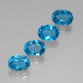 Achetez naturel ct bleue topaze gems, coupe ovale, en provenance brésil chez gemselect. en stock, livraison internationale!
