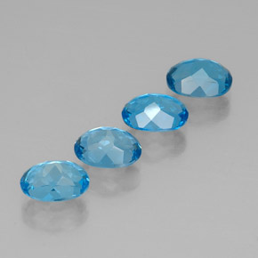 Achetez naturel ct bleue topaze gems, coupe ovale, en provenance brésil chez gemselect. en stock, livraison internationale!