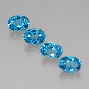 Achetez naturel ct bleue topaze gems, coupe ovale, en provenance brésil chez gemselect. en stock, livraison internationale!