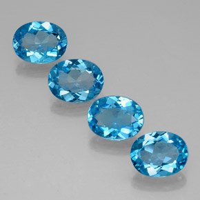 Achetez naturel ct bleue topaze gems, coupe ovale, en provenance brésil chez gemselect. en stock, livraison internationale!