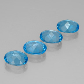 Achetez naturel ct bleue topaze gems, coupe ovale, en provenance brésil chez gemselect. en stock, livraison internationale!