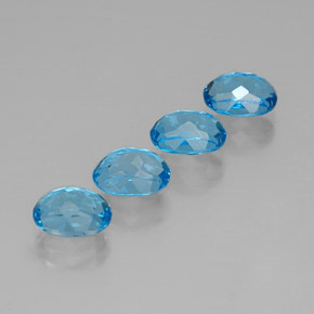 Achetez naturel ct bleue topaze gems, coupe ovale, en provenance brésil chez gemselect. en stock, livraison internationale!