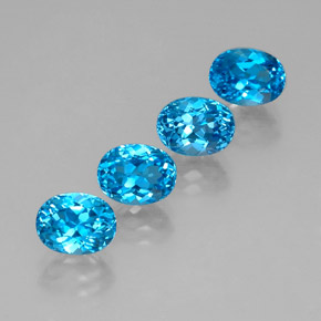 Achetez naturel ct bleue topaze gems, coupe ovale, en provenance brésil chez gemselect. en stock, livraison internationale!