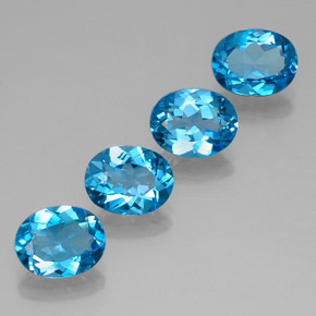 Achetez naturel ct bleue topaze gems, coupe ovale, en provenance brésil chez gemselect. en stock, livraison internationale!