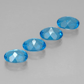 Achetez naturel ct bleue topaze gems, coupe ovale, en provenance brésil chez gemselect. en stock, livraison internationale!