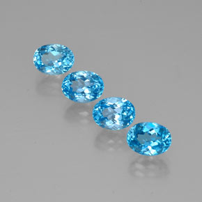 Achetez naturel ct bleue topaze gems, coupe ovale, en provenance brésil chez gemselect. en stock, livraison internationale!
