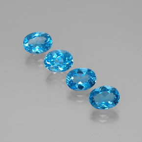 Achetez naturel ct bleue topaze gems, coupe ovale, en provenance brésil chez gemselect. en stock, livraison internationale!