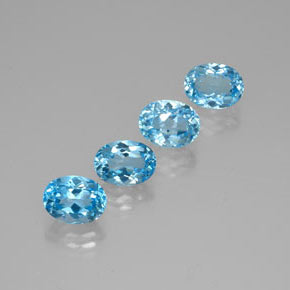 Achetez naturel ct bleue topaze gems, coupe ovale, en provenance brésil chez gemselect. en stock, livraison internationale!