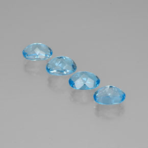 Achetez naturel ct bleue topaze gems, coupe ovale, en provenance brésil chez gemselect. en stock, livraison internationale!