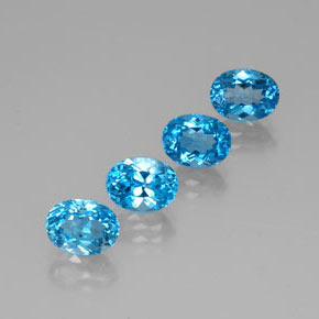 Achetez naturel ct bleue topaze gems, coupe ovale, en provenance brésil chez gemselect. en stock, livraison internationale!
