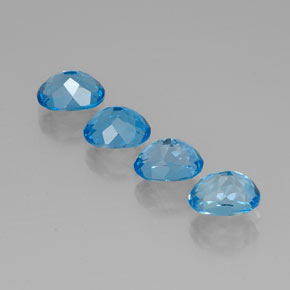 Achetez naturel ct bleue topaze gems, coupe ovale, en provenance brésil chez gemselect. en stock, livraison internationale!