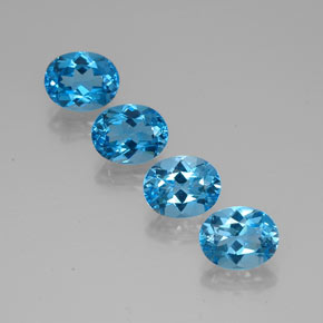 Achetez naturel ct bleue topaze gems, coupe ovale, en provenance brésil chez gemselect. en stock, livraison internationale!