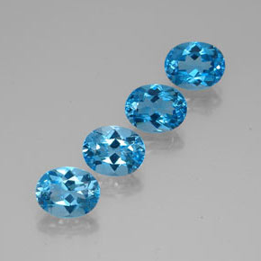 Achetez naturel ct bleue topaze gems, coupe ovale, en provenance brésil chez gemselect. en stock, livraison internationale!