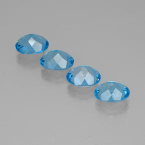 Achetez naturel ct bleue topaze gems, coupe ovale, en provenance brésil chez gemselect. en stock, livraison internationale!