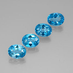 Achetez naturel ct bleue topaze gems, coupe ovale, en provenance brésil chez gemselect. en stock, livraison internationale!