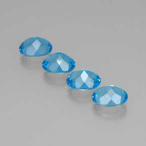 Achetez naturel ct bleue topaze gems, coupe ovale, en provenance brésil chez gemselect. en stock, livraison internationale!