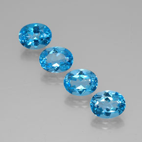 Achetez naturel ct bleue topaze gems, coupe ovale, en provenance brésil chez gemselect. en stock, livraison internationale!