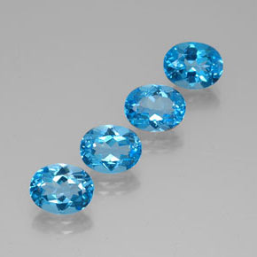 Achetez naturel ct bleue topaze gems, coupe ovale, en provenance brésil chez gemselect. en stock, livraison internationale!