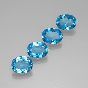 Achetez naturel 8,49ct bleue topaze gems, coupe ovale, en provenance brésil chez gemselect. en stock, livraison internationale!