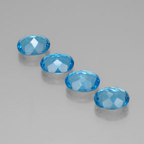 Achetez naturel 8,49ct bleue topaze gems, coupe ovale, en provenance brésil chez gemselect. en stock, livraison internationale!
