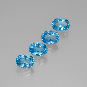 Achetez naturel ct bleue topaze gems, coupe ovale, en provenance brésil chez gemselect. en stock, livraison internationale!