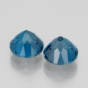 Achetez naturel ct bleue topaze gems, coupe roude, en provenance brésil chez gemselect. en stock, livraison internationale!
