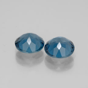 Achetez naturel ct bleue topaze gems, coupe roude, en provenance brésil chez gemselect. en stock, livraison internationale!