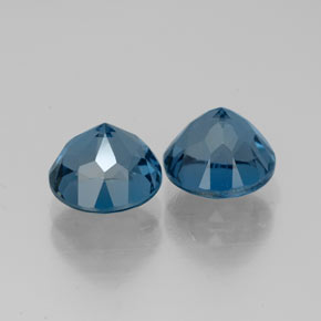 Achetez naturel ct bleue topaze gems, coupe roude, en provenance brésil chez gemselect. en stock, livraison internationale!