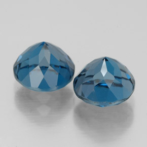 Achetez naturel ct bleue topaze gems, coupe roude, en provenance brésil chez gemselect. en stock, livraison internationale!