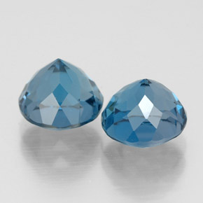 Achetez naturel ct bleue topaze gems, coupe roude, en provenance brésil chez gemselect. en stock, livraison internationale!