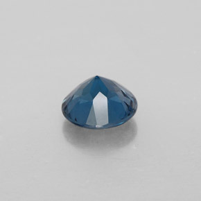 Topaze bleue naturelle coupe roude, 1,45 ct, VVS-VS