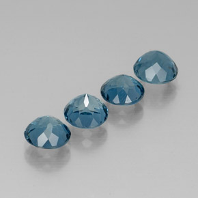 Achetez naturel ct bleue topaze gems, coupe roude, en provenance brésil chez gemselect. en stock, livraison internationale!