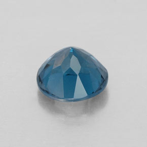 Topaze bleue naturelle coupe roude, 1,82 ct, VVS