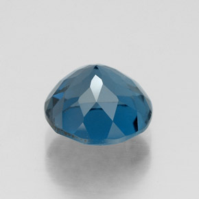 Topaze bleue naturelle coupe roude, 2,68 ct, VVS