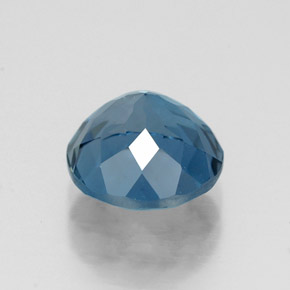 Topaze bleue naturelle coupe roude, 2,62 ct, VVS