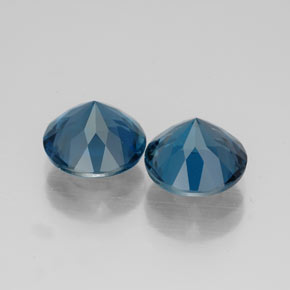 Achetez naturel ct bleue topaze gems, coupe roude, en provenance brésil chez gemselect. en stock, livraison internationale!