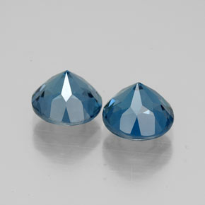 Achetez naturel ct bleue topaze gems, coupe roude, en provenance brésil chez gemselect. en stock, livraison internationale!