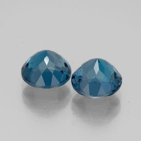 Achetez naturel ct bleue topaze gems, coupe roude, en provenance brésil chez gemselect. en stock, livraison internationale!