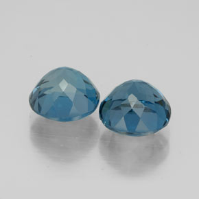 Achetez naturel ct bleue topaze gems, coupe roude, en provenance brésil chez gemselect. en stock, livraison internationale!