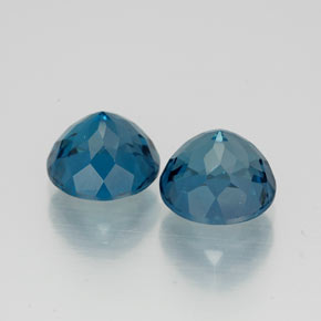 Achetez naturel ct bleue topaze gems, coupe roude, en provenance brésil chez gemselect. en stock, livraison internationale!