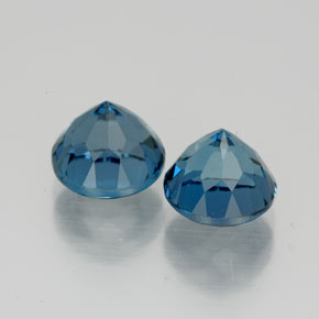 Achetez naturel ct bleue topaze gems, coupe roude, en provenance brésil chez gemselect. en stock, livraison internationale!