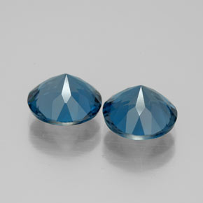 Achetez naturel ct bleue topaze gems, coupe roude, en provenance brésil chez gemselect. en stock, livraison internationale!