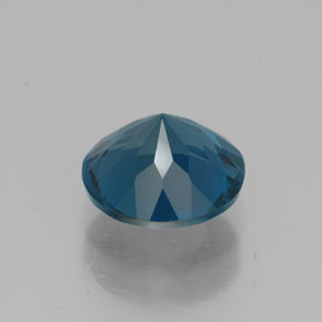Topaze bleue naturelle coupe roude, 2,32 ct, VVS