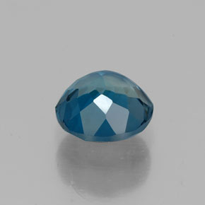 Topaze bleue naturelle coupe roude, 1,71 ct, VVS