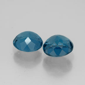 Achetez naturel ct bleue topaze gems, coupe roude, en provenance brésil chez gemselect. en stock, livraison internationale!