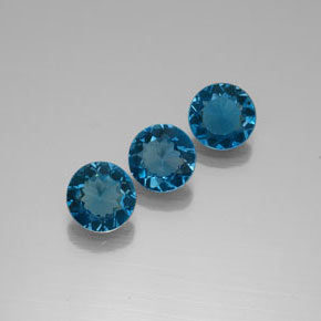 Achetez naturel ct bleue topaze gems, coupe roude, en provenance brésil chez gemselect. en stock, livraison internationale!