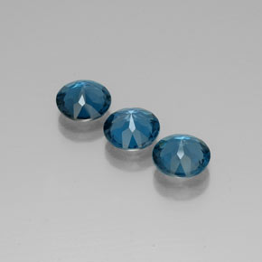 Achetez naturel ct bleue topaze gems, coupe roude, en provenance brésil chez gemselect. en stock, livraison internationale!